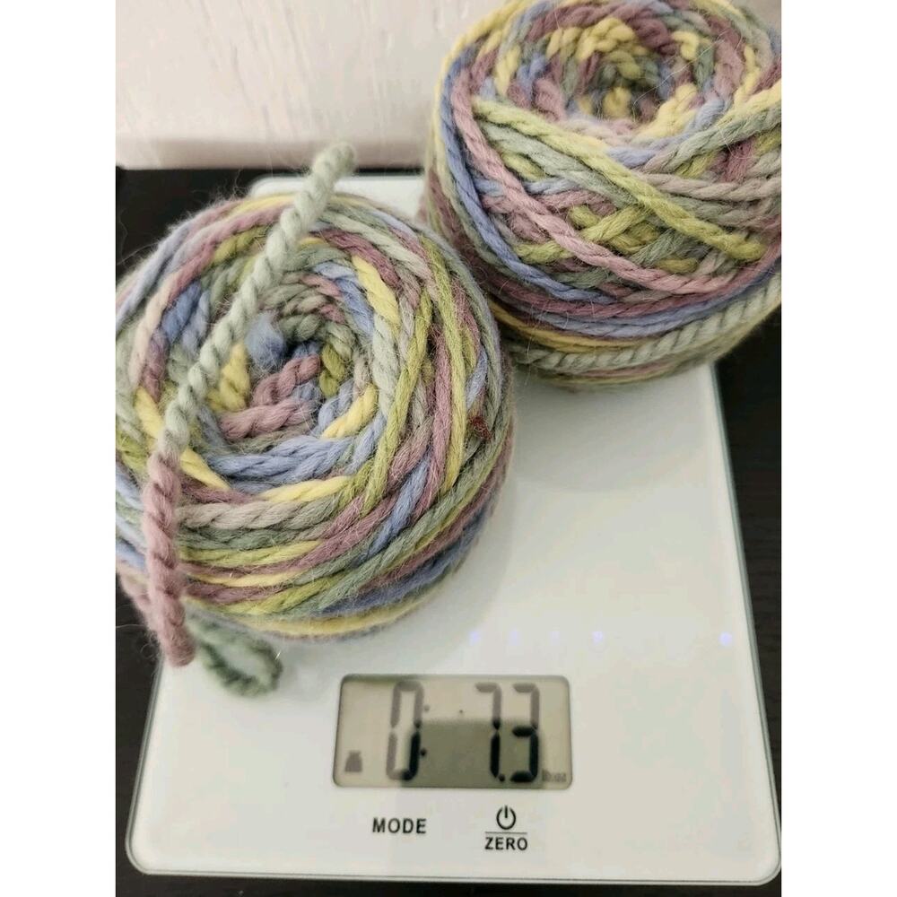 Luxury Yarn Lot Bulky Handspun Style Wool Blend Textured Variegated Mix - Picture 6 of 9